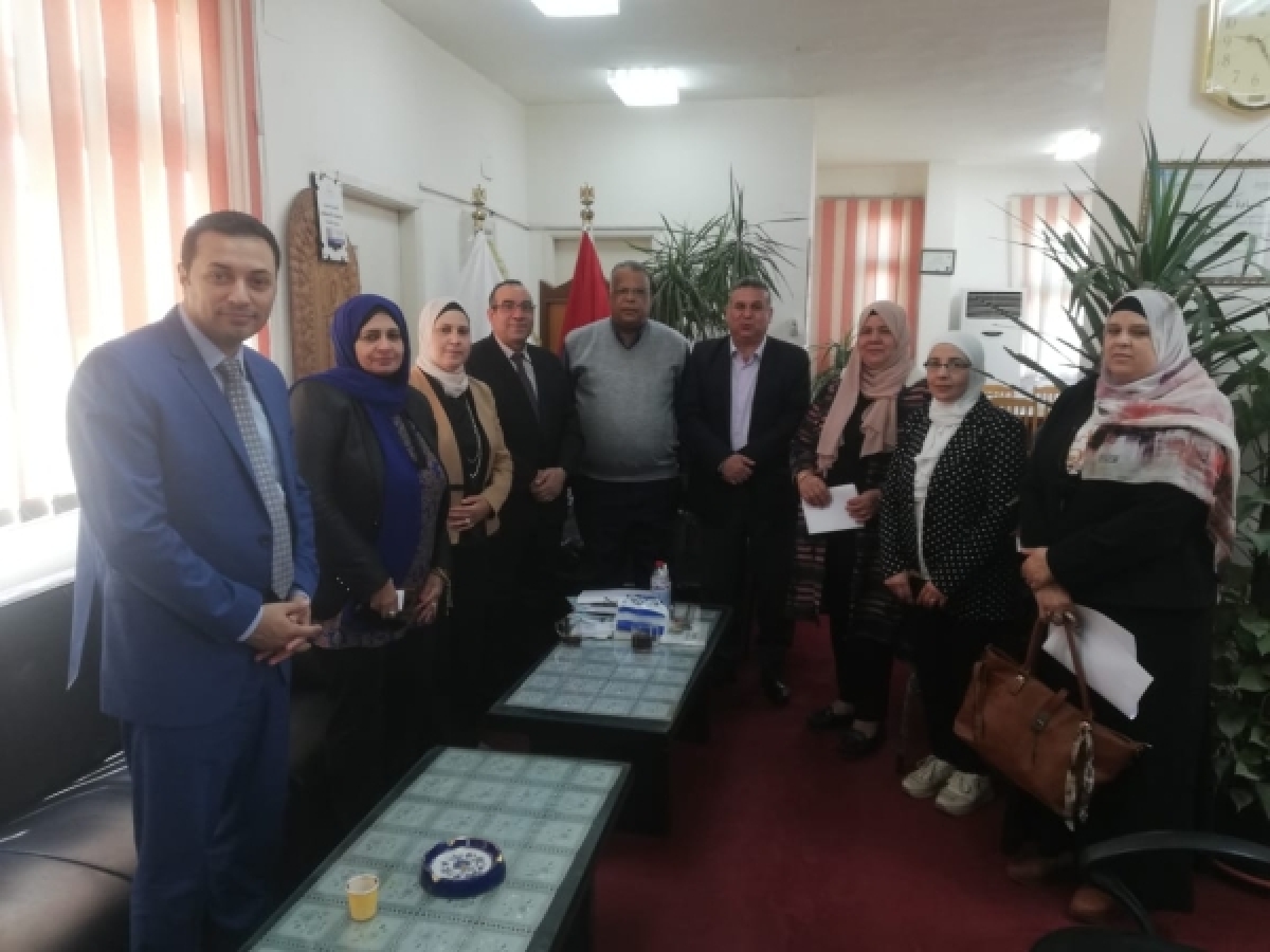 زيارة دعم فني من مركز ضمان الجودة والاعتماد لبرامج الاعتماد المشروط لكلية الزراعة