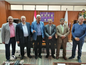 اليوم الثالث لزيارة الدعم الفني لكلية هندسة بنها*