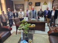 زيارة مركز ضمان الجودة والاعتماد لكنترولات الكليات والبرامج بجامعة بنها